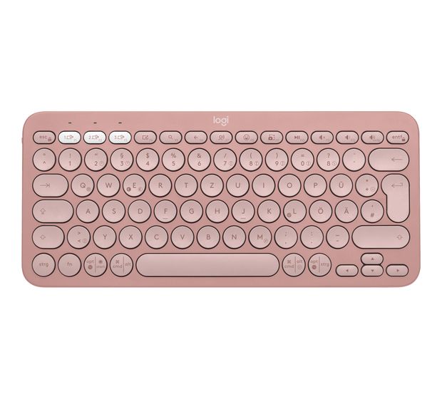 Logitech Pebble Keys 2 K380s Universal Tastatur Bluetooth  (Rose) f&uuml;r 38,49 Euro