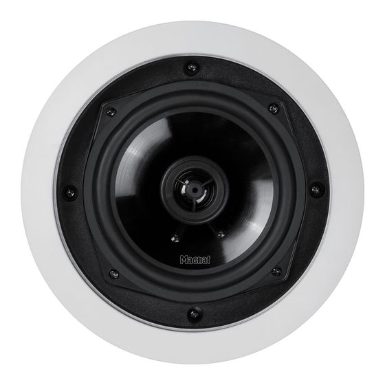 Magnat ICP52 100 W Lautsprecher  (Schwarz, Weiß) f&uuml;r 68,99 Euro