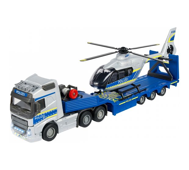 Majorette Volvo Truck + Airbus Police Helicopter f&uuml;r 32,99 Euro