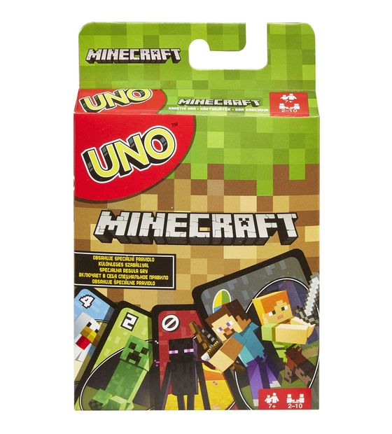 Mattel Uno Minecraft Kartenspiel bis zu 10 Spielern ab 7 Jahr(e) f&uuml;r 13,00 Euro