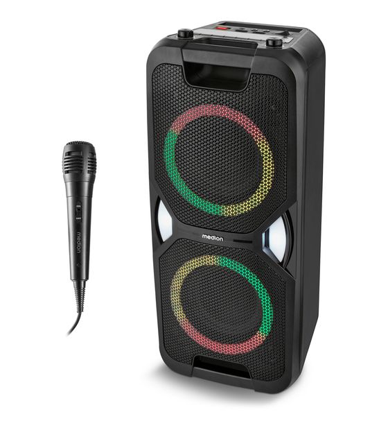 Medion Life-1 Pure MD400000 50 W Bluetooth Lautsprecher Laufzeit bis 26 h  (Schwarz) f&uuml;r 105,99 Euro