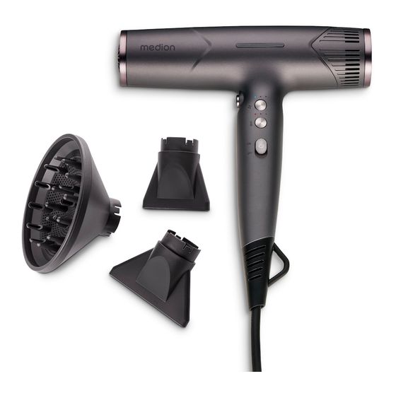 Medion Life HD2 Haartrockner 1740 W  (Schwarz) f&uuml;r 49,49 Euro