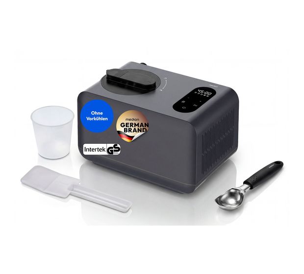 Medion MD 100087 1,5 l Eismaschine 150 W f&uuml;r 219,95 Euro