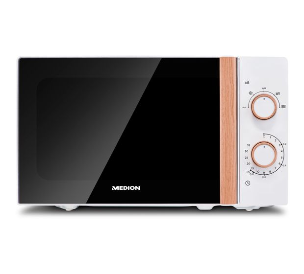 Medion MD10596 Freistehende Mikrowelle 700 W Größe: klein 5 Stufen  (Weiß) f&uuml;r 69,49 Euro