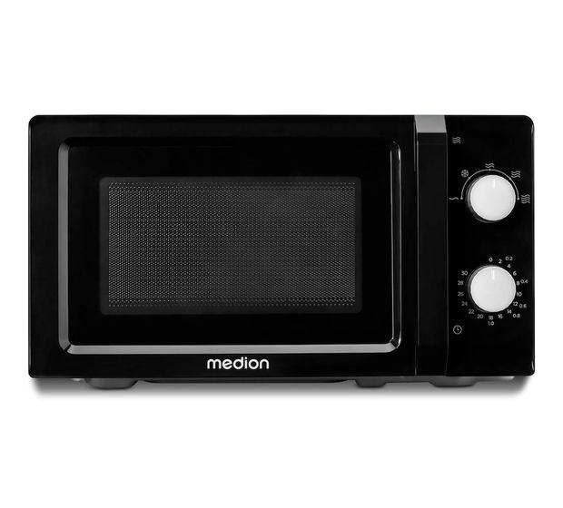 Medion MD11475 Freistehende Mikrowelle 700 W Größe: klein 5 Stufen  (Schwarz) f&uuml;r 59,49 Euro