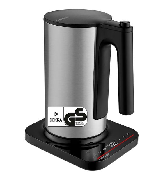 Medion MD12106 1,5 l Wasserkocher 2200 W  (Schwarz, Edelstahl) f&uuml;r 59,49 Euro