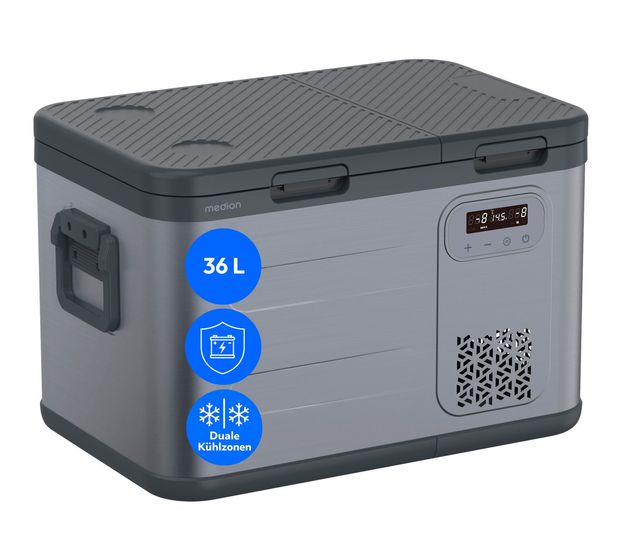 Medion MD370026 36 l Kühlbox  (Schwarz/Grau) f&uuml;r 219,95 Euro