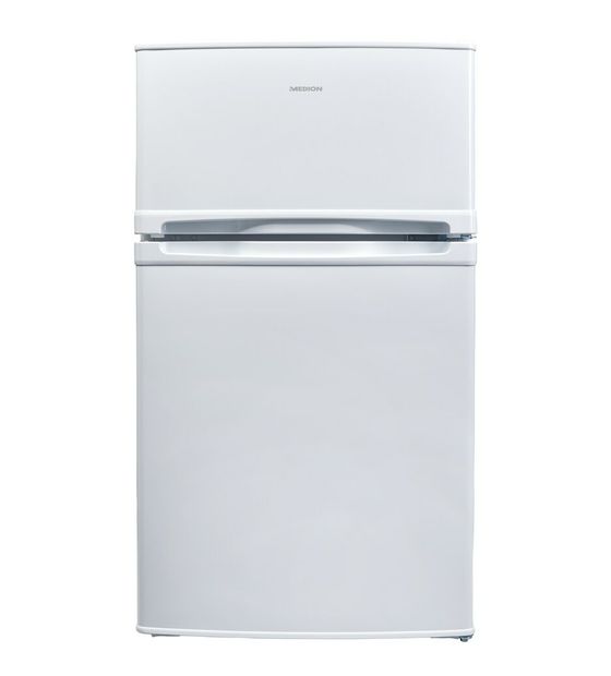 Medion MD37689 61 l / 24 l Kühl-Gefrierkombi freistehend 166 kWh Jahr  (Weiß) f&uuml;r 198,99 Euro
