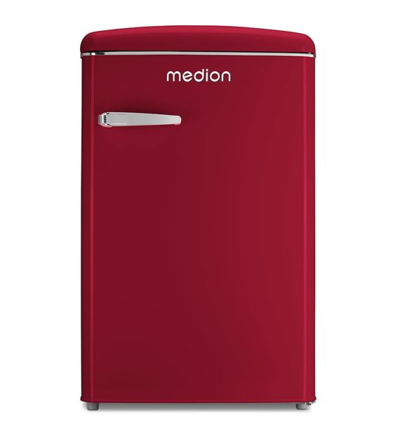 Medion MD37790 108 l / 95 l Kühlschrank freistehend EEK: D 110 kWh Jahr  (Rot) f&uuml;r 265,99 Euro