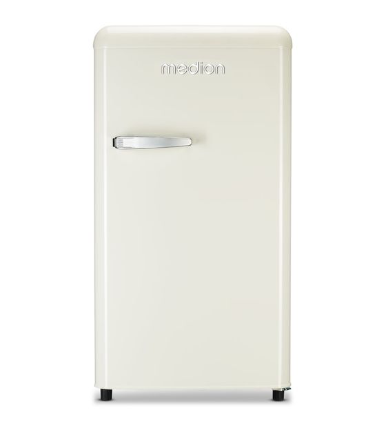 Medion MD37800 91 l Kühlschrank freistehend EEK: E 85 kWh Jahr  (Cremefarben) f&uuml;r 228,99 Euro