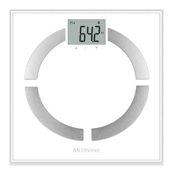 Medisana BS444 connect Körperanalysewaage Elektronische Personenwaage bis 180 kg f&uuml;r 27,99 Euro