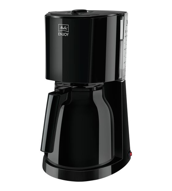 Melitta 1017-06 Enjoy Therm 8 Tassen Thermo Filterkaffeemaschine  (Schwarz) f&uuml;r 75,49 Euro