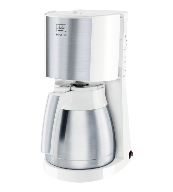 Melitta 1017-07 Enjoy Top Therm 10 Tassen Thermo Filterkaffeemaschine  (Weiß) f&uuml;r 86,49 Euro