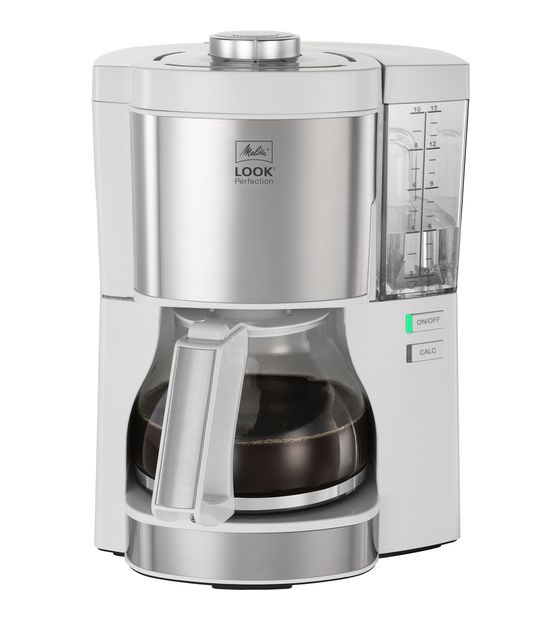 Melitta 1025-05 15 Tassen Filterkaffeemaschine  (Silber, Weiß) f&uuml;r 90,99 Euro