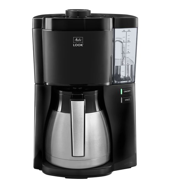 Melitta 1025-12 Look Therm Timer 15 Tassen Thermo Filterkaffeemaschine 1,2 l  (Schwarz, Edelstahl) f&uuml;r 96,99 Euro