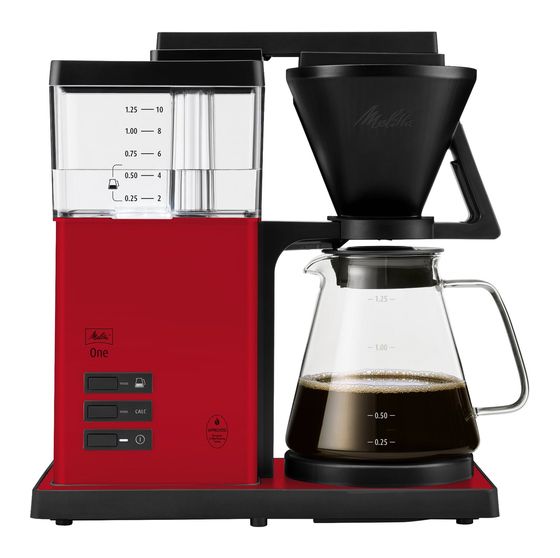 Melitta 1031-04 One 10 Tassen Filterkaffeemaschine 1,2 l  (Rot) f&uuml;r 157,99 Euro