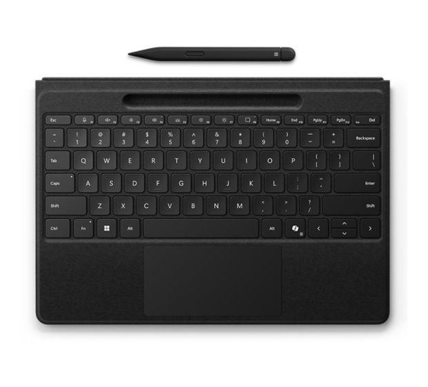 Microsoft Pro Flex Keyboard mit Slim Pen für Microsoft Surface Pro (11th Edition), Surface Pro 10 for Business, Surface Pro 9, Surface Pro 8, Surface Pro X  (Schwarz) f&uuml;r 417,00 Euro