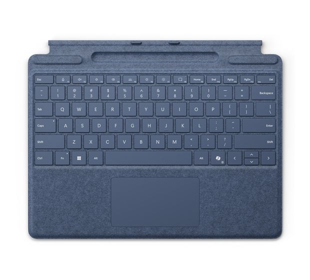Microsoft Pro Keyboard mit Stiftaufbewahrung für Microsoft Surface Pro (11 Edition); Surface Pro 10; Surface Pro 9; Surface Pro 8 (Sapphire) f&uuml;r 154,99 Euro