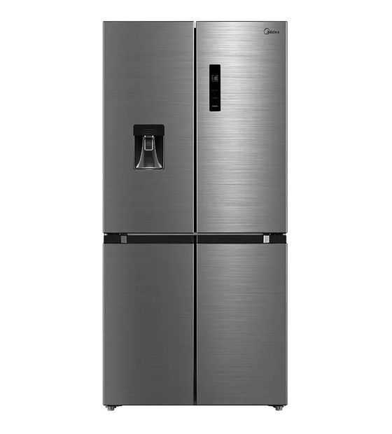 MIDEA MDRM632FGD46W Side-by-Side Kühl-/ Gefrierkombination 301 l / 169 l 236 kWh NoFrost 1775 mm x 833 mm  (Edelstahl) f&uuml;r 666,00 Euro