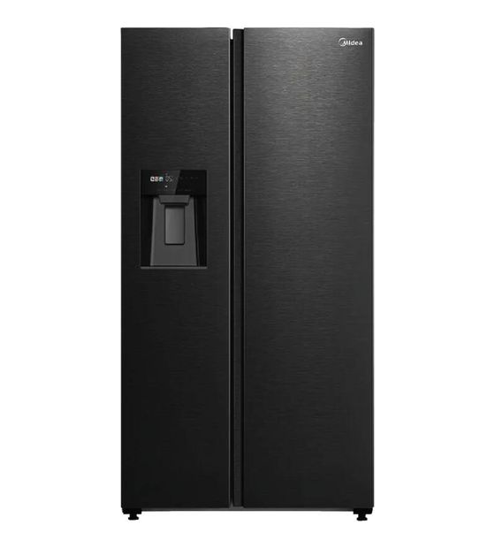 MIDEA MDRS761MYC45 Side-by-Side Kühl-/ Gefrierkombination 372 l / 197 l 208 kWh NoFrost 1793 mm x 910 mm  (Schwarz) f&uuml;r 1.049,00 Euro