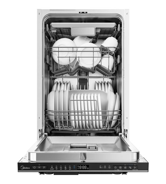 MIDEA MDWEB1004MB-RI 45 cm Geschirrspüler vollintegriert (ohne Front) Leise 10 Maßgedecke aquaStop Funktion f&uuml;r 599,00 Euro