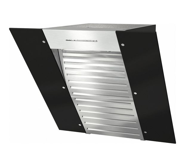 Miele DA6066W Abluft/Umluft Dunstabzugshaube/Esse Wand 60 cm (Schwarz, Edelstahl) f&uuml;r 1.108,00 Euro