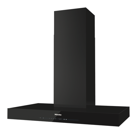 Miele DA6698W Puristic Edition 6000 Abluft/Umluft Dunstabzugshaube/Esse Wand 90 cm (Schwarz) f&uuml;r 2.349,00 Euro