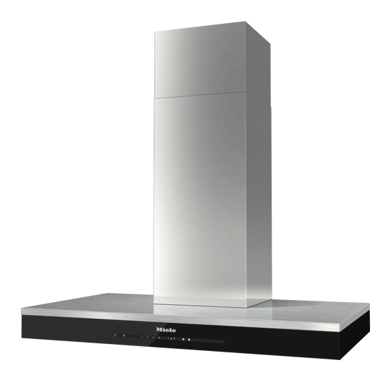 Miele DA6698W Puristic Edition 6000 Abluft/Umluft Dunstabzugshaube/Esse Wand 90 cm (Schwarz, Edelstahl) f&uuml;r 2.229,00 Euro