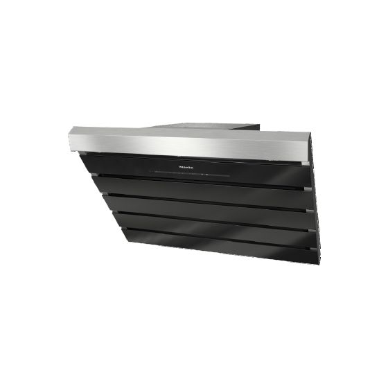 Miele DA6798W Shape Umluft Dunstabzugshaube/Esse Wand 90 cm (Schwarz, Silber) f&uuml;r 2.334,00 Euro