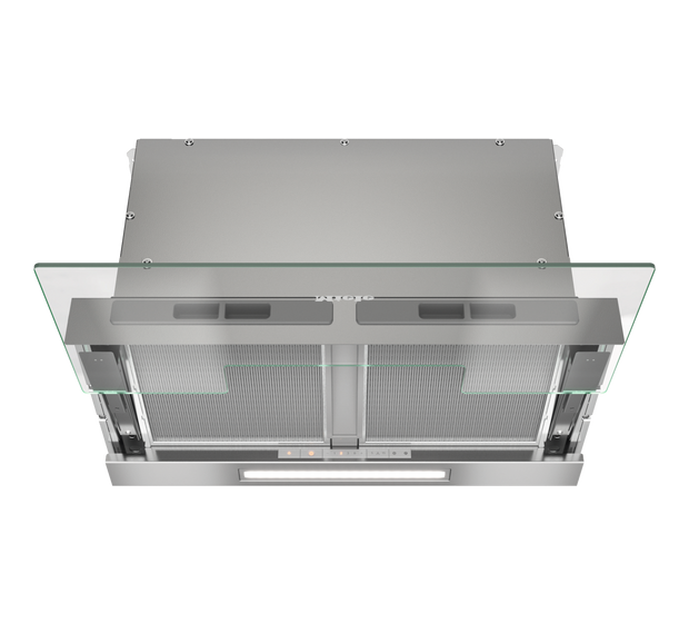 Miele DAS4640 Abluft/Umluft Dunstabzugshaube/Esse Einbau 561 mm (Silber, Transparent) f&uuml;r 909,00 Euro