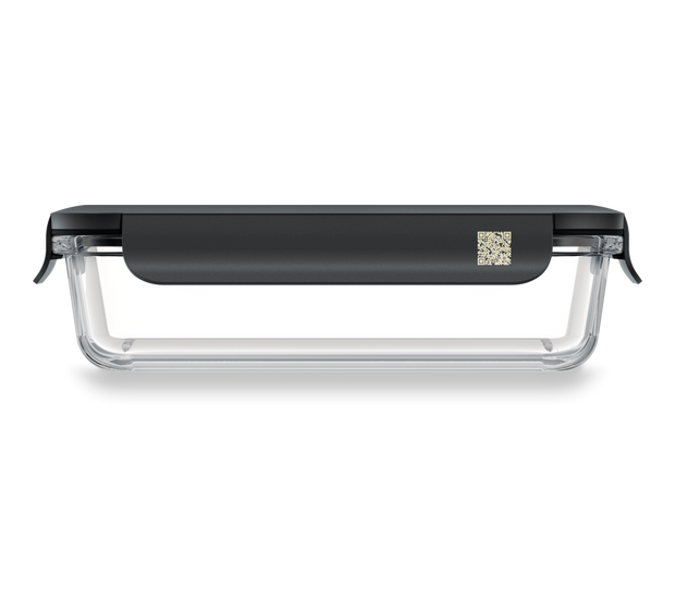 Miele GaLa-M Gourmet-Box M Container Rechteckig 1 l Glas (Schwarz, Transparent) f&uuml;r 18,99 Euro