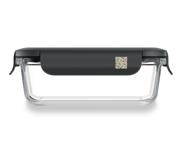 Miele GaLa-S Gourmet-Box S Container Rechteckig 0,4 l Glas (Schwarz, Transparent) f&uuml;r 12,95 Euro