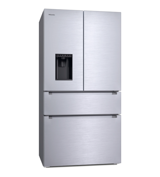 Miele KFFD6765 Side-by-Side Kühl-/ Gefrierkombination French Door 308 l / 230 l 283,61 kWh NoFrost 1805 mm x 906 mm  (Edelstahl) f&uuml;r 4.679,00 Euro
