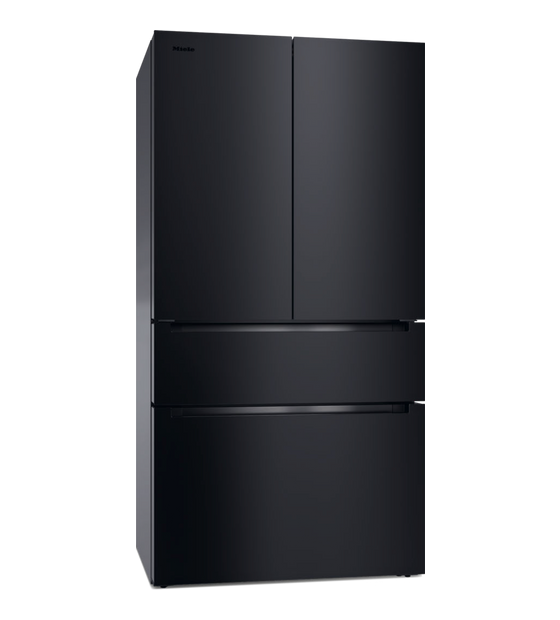 Miele KFFD6867 Side-by-Side Kühl-/ Gefrierkombination French Door 356 l / 231 l 286,89 kWh NoFrost 1805 mm x 906 mm  (Schwarz) f&uuml;r 5.140,00 Euro