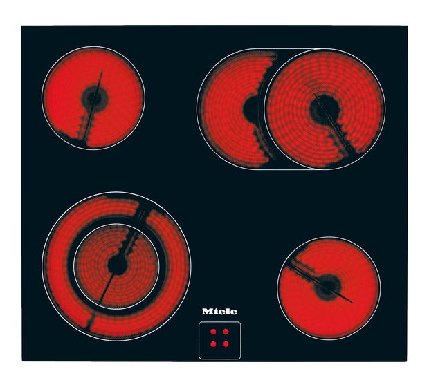 Miele KM6017 herdgebundenes 55 cm Glaskeramik Kochfeld/Herdplatte 4 Zone(n) f&uuml;r 688,00 Euro