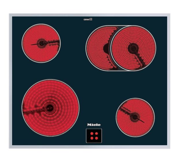 Miele KM6024 herdgebundenes 60cm Glaskeramik Kochfeld/Herdplatte 4 Zone(n) f&uuml;r 549,00 Euro