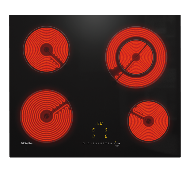 Miele KM6520FL autarkes 60cm Glaskeramik Kochfeld/Herdplatte 4 Zone(n) f&uuml;r 669,00 Euro