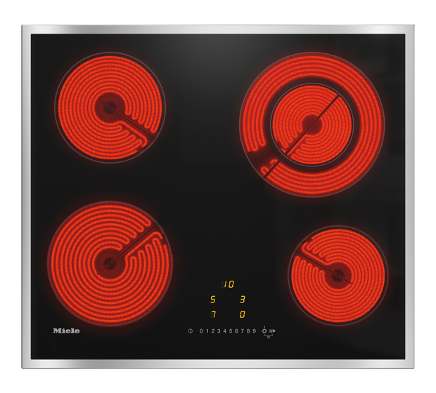 Miele KM6520FR autarkes 56cm Glaskeramik Kochfeld/Herdplatte 4 Zone(n) f&uuml;r 639,00 Euro