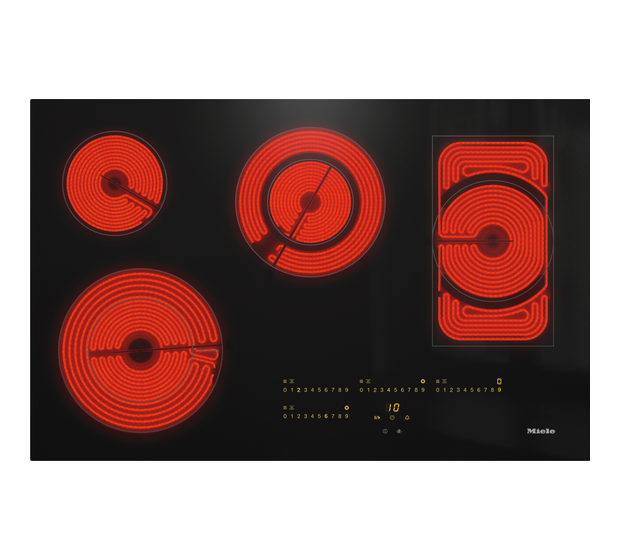 Miele KM6564FL autarkes 79cm Glaskeramik Kochfeld/Herdplatte 4 Zone(n) f&uuml;r 1.283,00 Euro