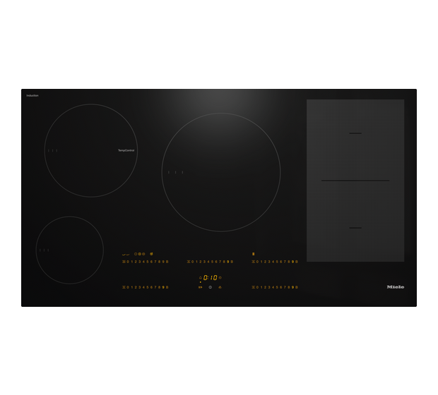 Miele KM7629FX autarkes 92.8 cm Induktions Kochfeld/Herdplatte 5 Zone(n) f&uuml;r 2.949,00 Euro