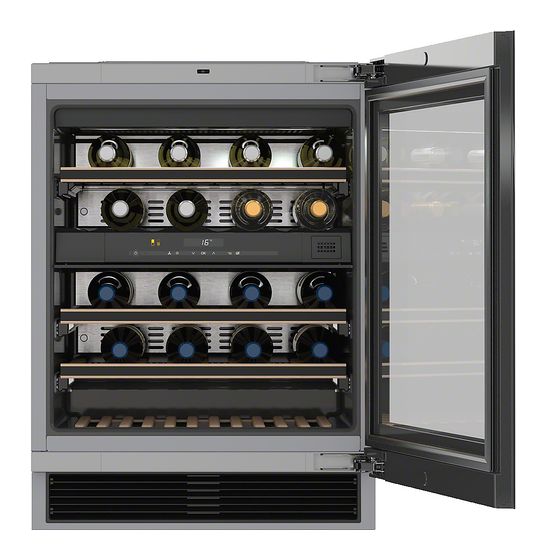 Miele KWT6322UG Weinkühler Integriert 2 Zonen 34 Flasche(n) f&uuml;r 3.424,00 Euro
