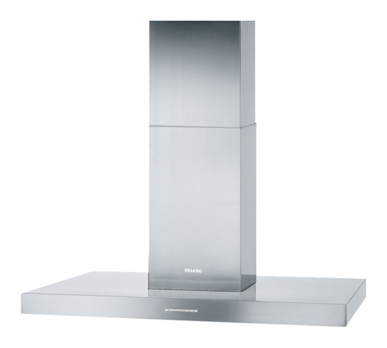 Miele PUR98D Abluft/Umluft Dunstabzugshaube/Esse Insel 90 cm (Edelstahl) f&uuml;r 1.494,00 Euro