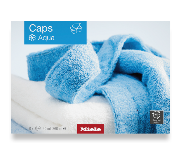Miele WACSOA0902L Caps Aqua 9er Pack Weichspüler für frischen Wäscheduft f&uuml;r 10,49 Euro