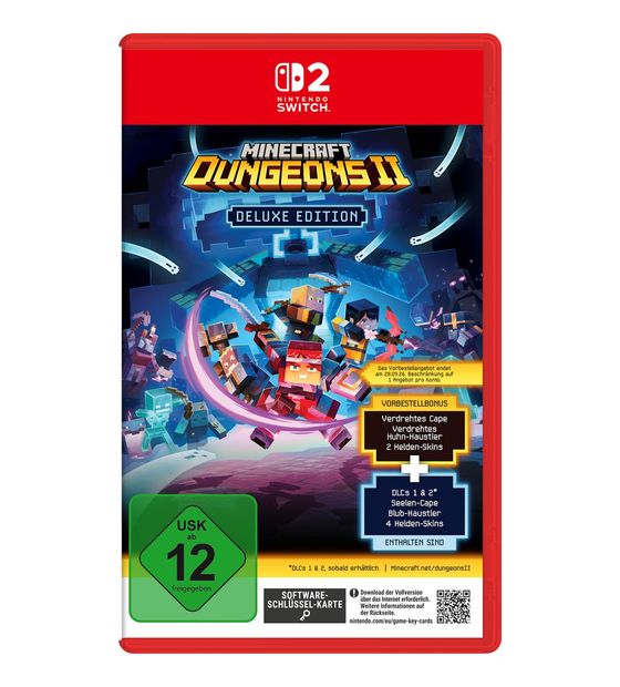 Minecraft Dungeons II Deluxe Edition (Nintendo Switch 2) f&uuml;r 49,99 Euro
