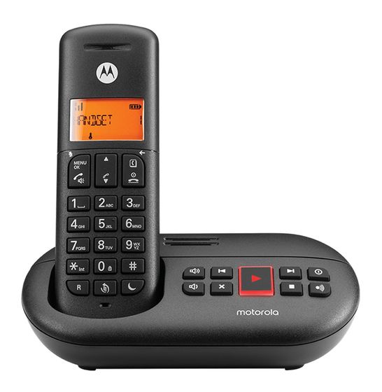 Motorola E211 DECT-Telefon  (Schwarz) f&uuml;r 36,99 Euro