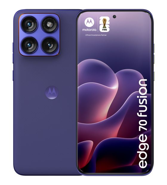 Motorola Edge 70 Fusion 256 GB 5G Smartphone 17,2 cm (6.78") 2,5 GHz Android 50 MP Dual Kamera Dual Sim WiFi 6E (PANTONE Orient Blue) f&uuml;r 419,00 Euro
