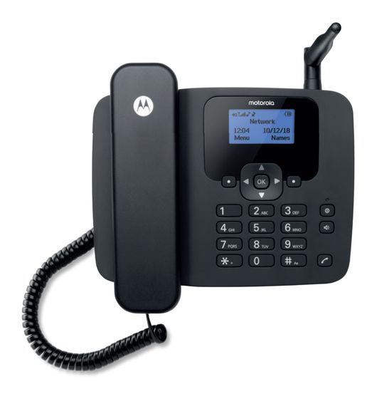 Motorola FW410 Analoges Telefon  (Schwarz) f&uuml;r 89,99 Euro