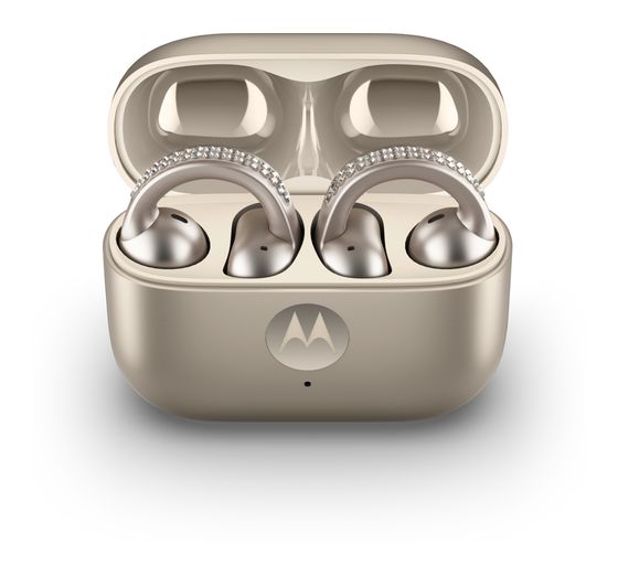 Motorola Moto Buds Loop In-Ear Bluetooth Kopfhörer kabellos 8 h Laufzeit  (Beige) f&uuml;r 259,00 Euro
