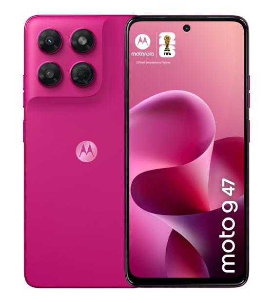 Motorola Moto G47 128 GB 5G Smartphone 16,9 cm (6.67 Zoll) Android 108 MP Dual Kamera Dual Sim WiFi 5 (PANTONE Fuchsia Red) f&uuml;r 319,00 Euro