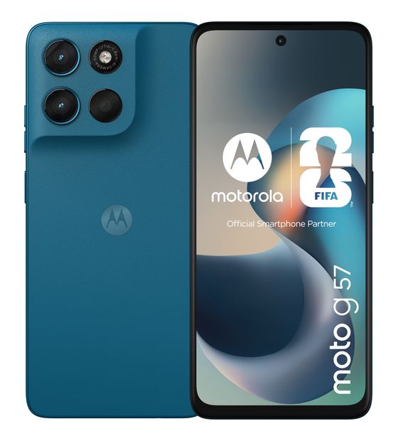 Motorola Moto g57 256 GB 5G Smartphone 17,1 cm (6.72") 2,4 GHz Android 50 MP Dual Kamera Dual Sim WiFi 5 (PANTONE Corsair) f&uuml;r 234,00 Euro